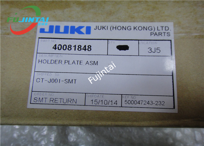 SMT MACHINE GENUINE JUKI FEEDER SPARE PARTS JUKI CTFR FEEDER HOLDER PLATE ASM 40081848